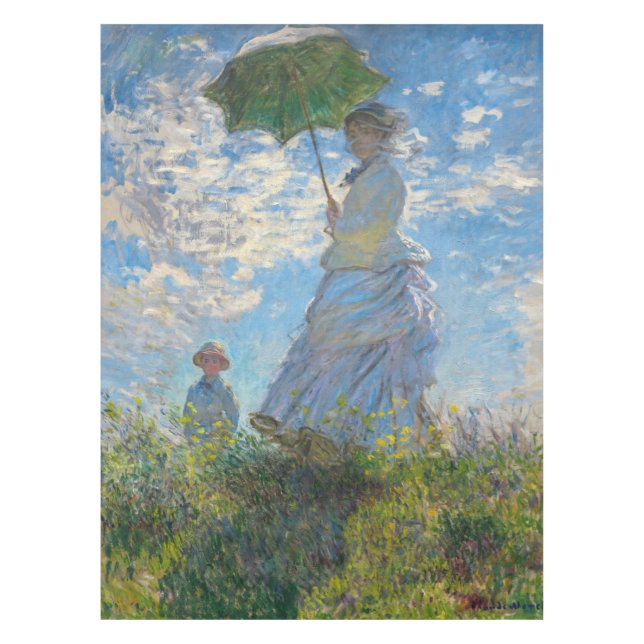 Nappe Claude Monet - La Promenade, Femme avec un Parasol (Devant)