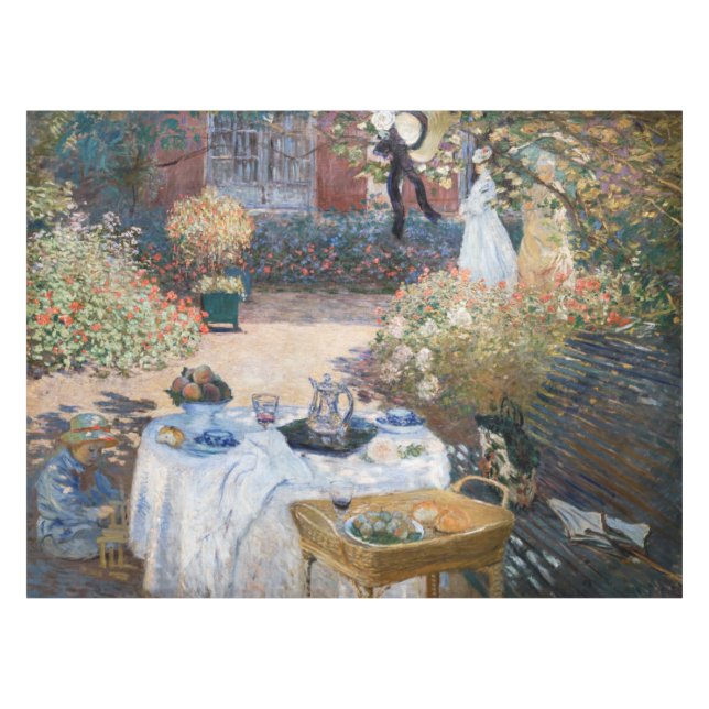 Nappe Claude Monet - Le déjeuner, panneau décoratif (Devant (Horizontal))