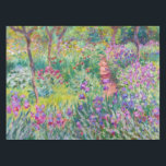Nappe Claude Monet - Le jardin d'Iris à Giverny<br><div class="desc">Jardin d'Iris à Giverny / Jardin d'Artiste à Giverny - Claude Monet,  1899-1900</div>