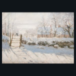Nappe Claude Monet - Le Magpie<br><div class="desc">The Magpie / La Pie - Claude Monet,  Huile sur toile,  1868-1869</div>