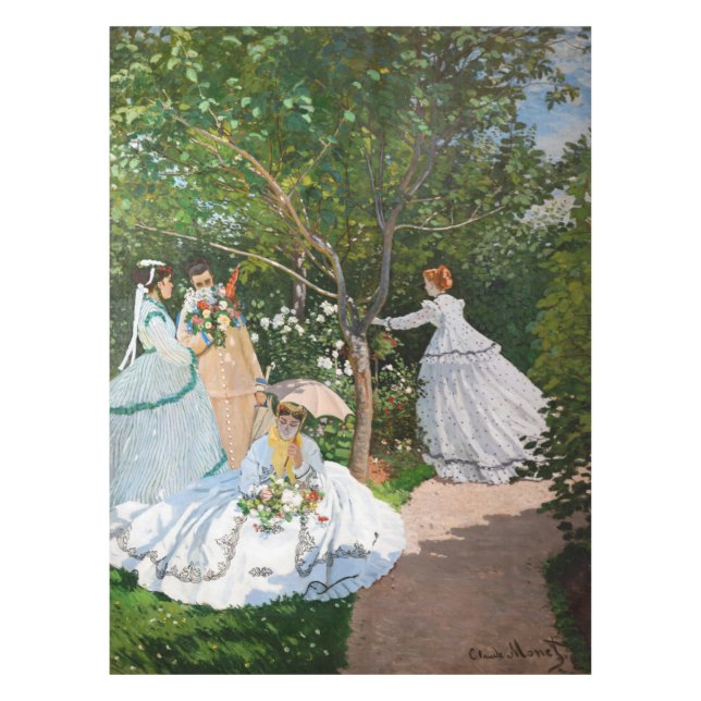 Nappe Claude Monet - Les femmes dans le jardin (Devant)