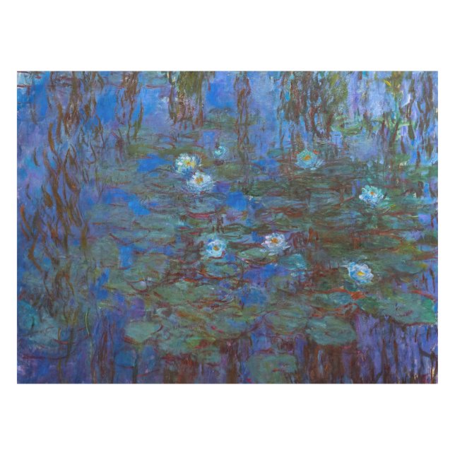 Nappe Claude Monet - Lys d'Eau Bleue (Devant (Horizontal))