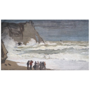 Nappe Claude Monet - Mer Noire à Etretat