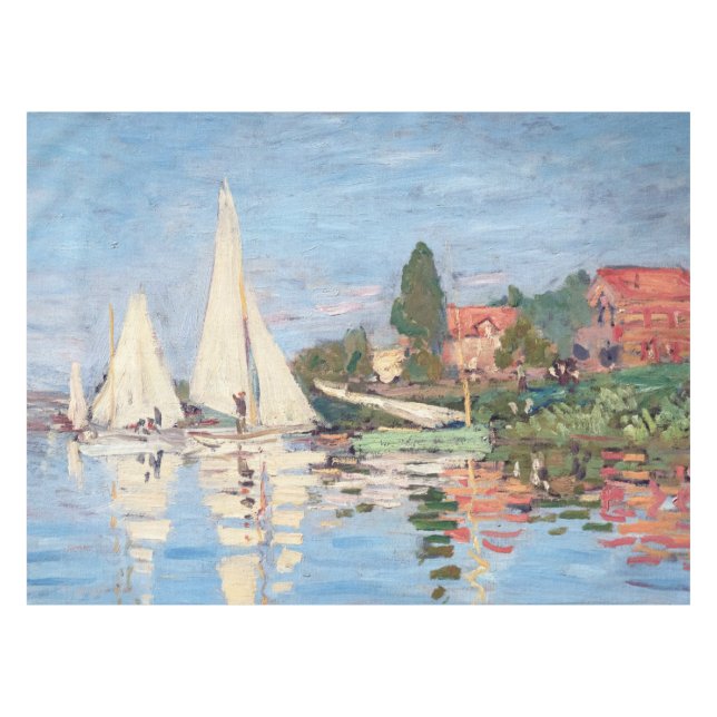 Nappe Claude Monet - Régates à Argenteuil (Devant (Horizontal))