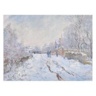 Nappe Claude Monet - Scène de neige à Argenteuil