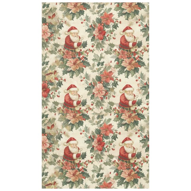 Nappe Clause Santa vintage (Devant)
