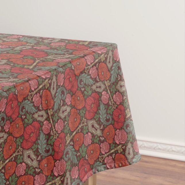 Nappe Clé ancienne de style Steampunk victorien avec coq (In Situ)