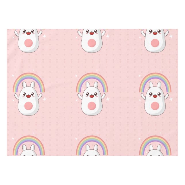 Nappe Clipart arc-en-ciel de Kawaii (Devant (Horizontal))