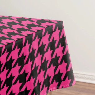 Nappe Coche de pied de chemise rose noir