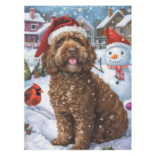 Nappe Cockapoo Winter Wonderland Christmas Joy