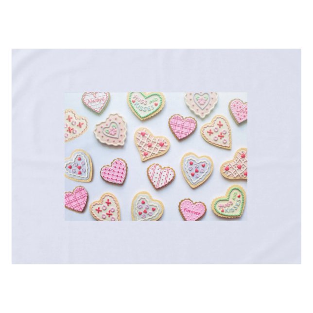 Nappe Coeurs de la Saint Valentin (Devant (Horizontal))