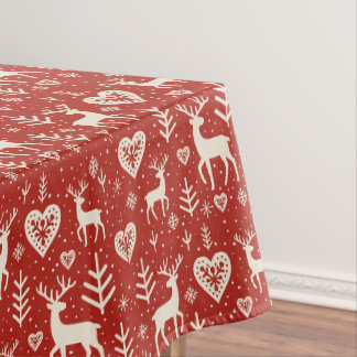 Nappe Cœurs de rennes scandinaves