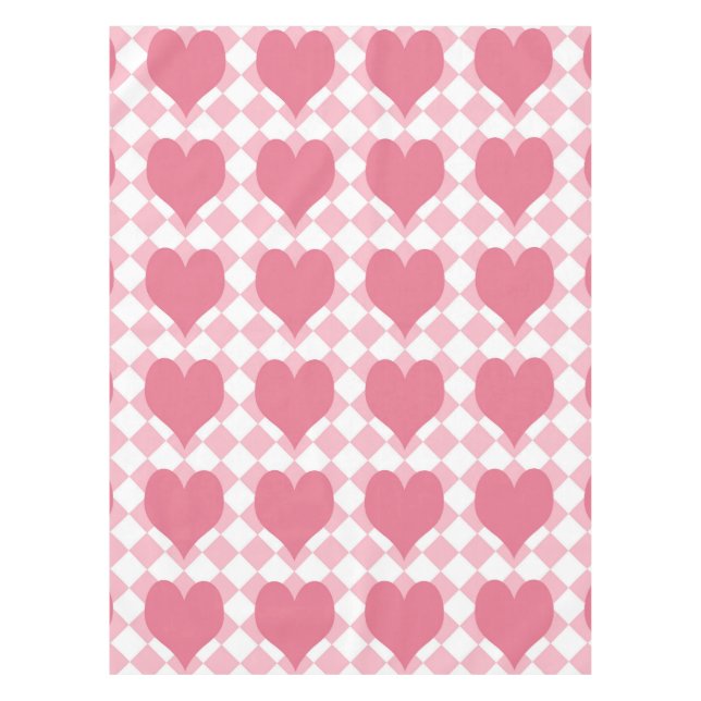 Nappe Coeurs roses (Devant)