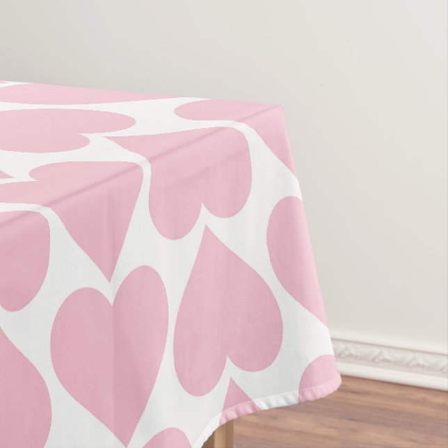 Nappe Coeurs roses Motif, Romantique, Amour (In Situ)