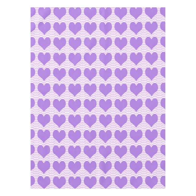 Nappe Cœurs Violets (Devant)