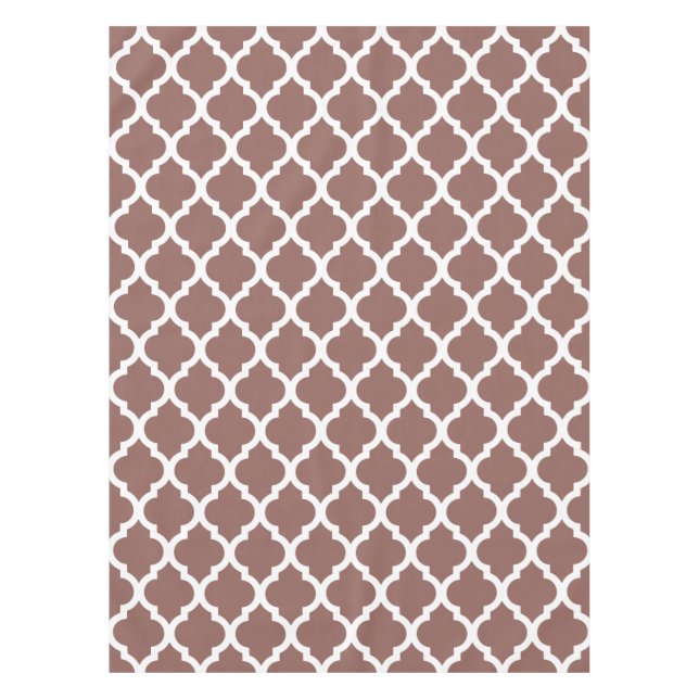 Nappe Cognac Cuir Brown Marocain Trellis (Devant)