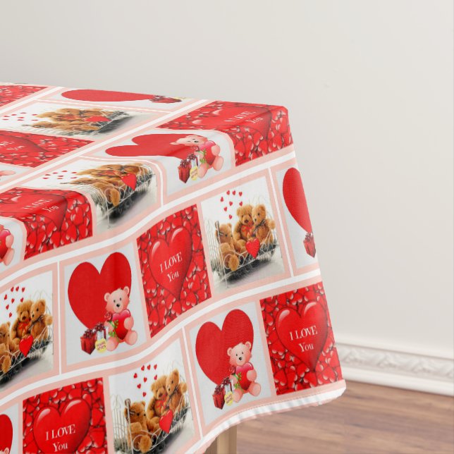 Nappe Collage de Coeur de la Saint-Valentin (In Situ)