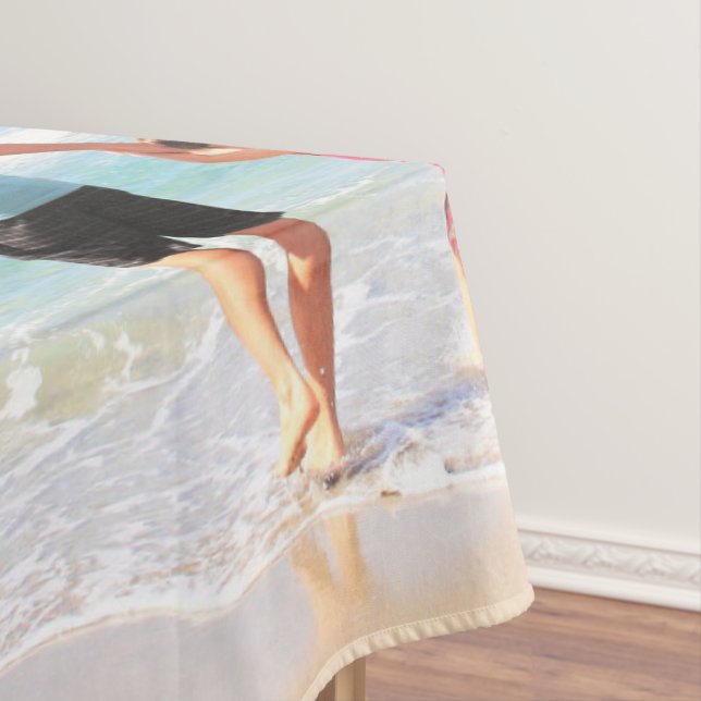 Nappe Collage de photos personnalisé Table de texte - Am (In Situ)