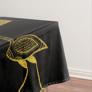Nappe Collage égyptien d'hiéroglyphes et de symboles