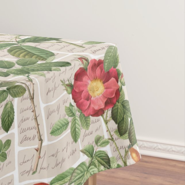 Nappe Collection d'illustrations du patrimoine Rose vict (In Situ)