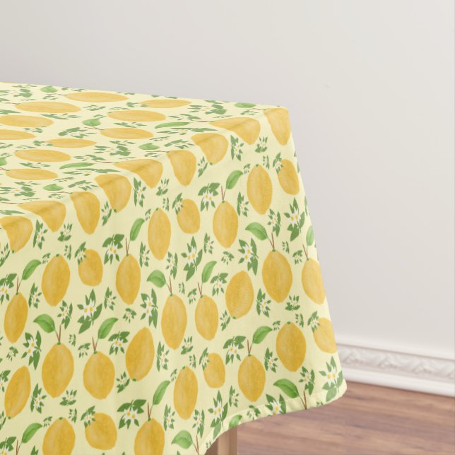 Nappe Collection Lemon Bloom motif jaune (In Situ)