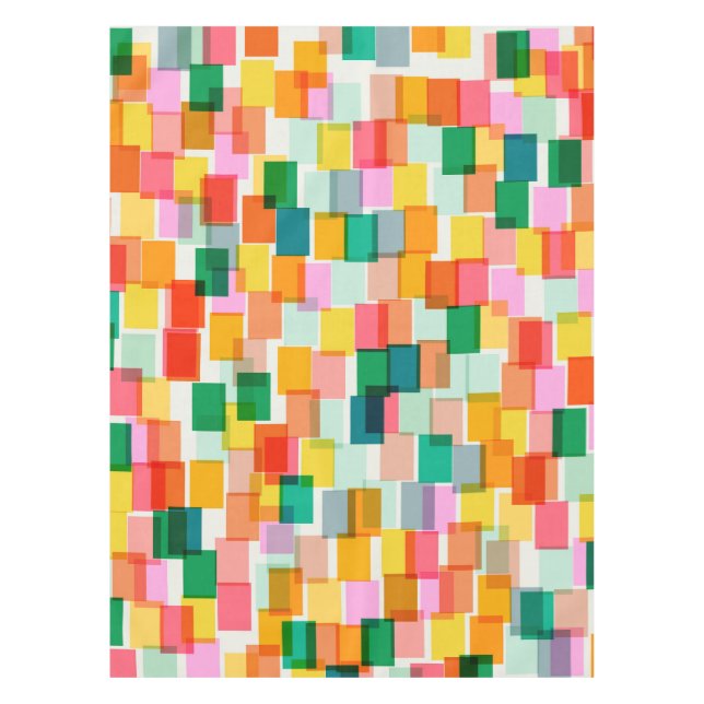 Nappe Colorful Geometric Modern Christmas Holiday (Devant)