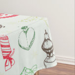 Nappe Colorful vintage christmas snowman<br><div class="desc">Colorful vintage christmas snowman</div>