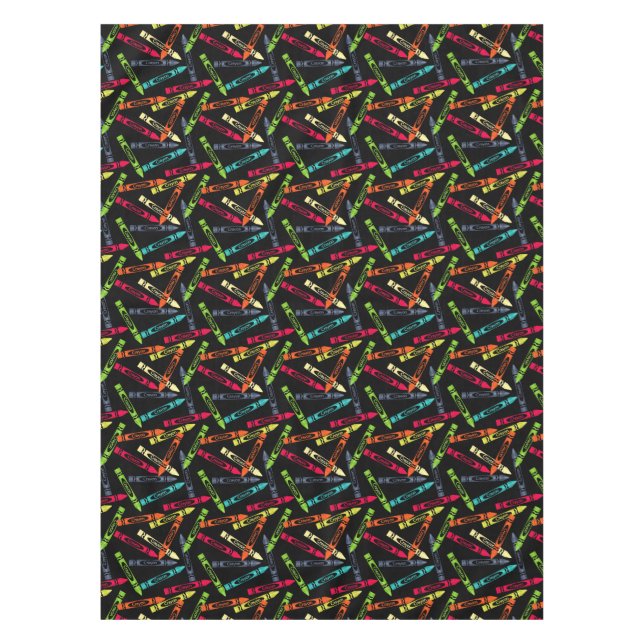 Nappe Coloriage Crayons Jours scolaires Cadeaux enseigna (Devant)