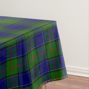 Nappe Colquhoun tartan bleu vert plaid