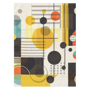 Nappe Composition des formes géométriques colorées