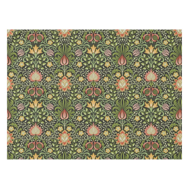 Nappe Conception botanique florale persane de William Mo (Devant (Horizontal))