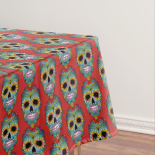 Nappe Conception colorée Dia de los Muertos Jour des mor