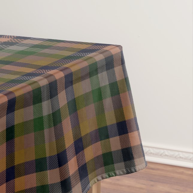 Nappe Conception de carreaux Gingham de terre sombre  (In Situ)