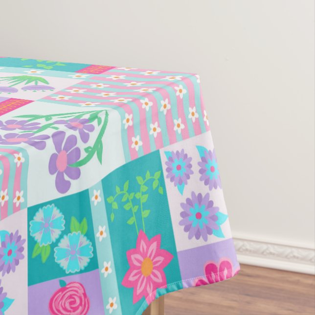 Nappe Conception de fleurs vibrantes en fleurs (In Situ)