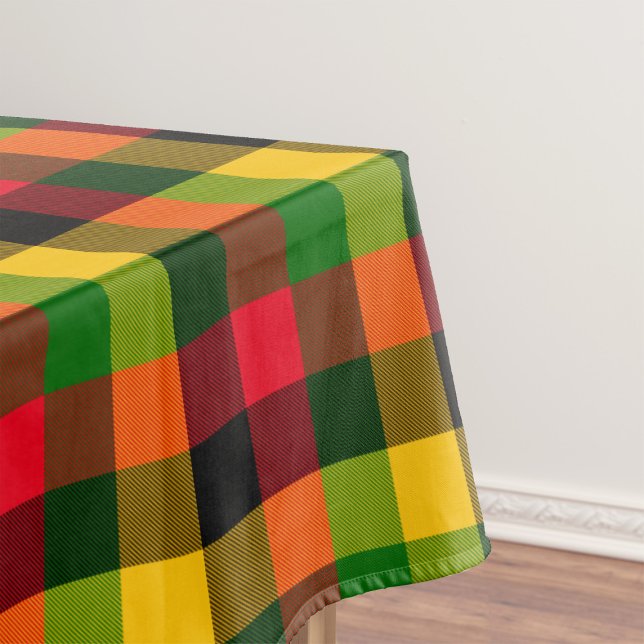 Nappe Conception de motif à carreaux de couleurs africai (Créateur téléchargé)