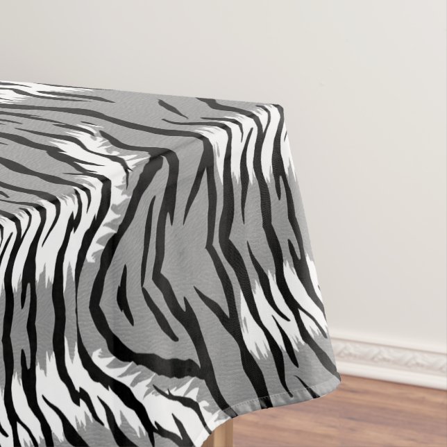 Nappe Conception de motif de peau de tigre gris cendre (In Situ)