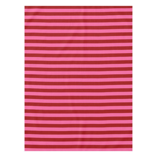 Nappe Conception de rayures rose rouge bordeaux  (Devant)