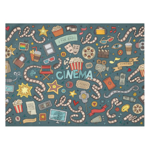 Nappe Conception de théâtre de cinéma de fan de ciné