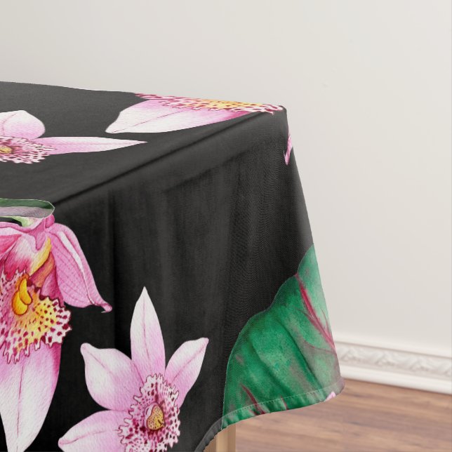 Nappe Conception d'orchidées à l'aquarelle 27  (In Situ)