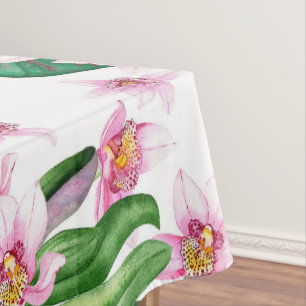 Nappe Conception d'orchidées à l'aquarelle 30