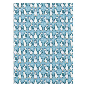 Nappe Conception mignonne de pingouins d'hiver