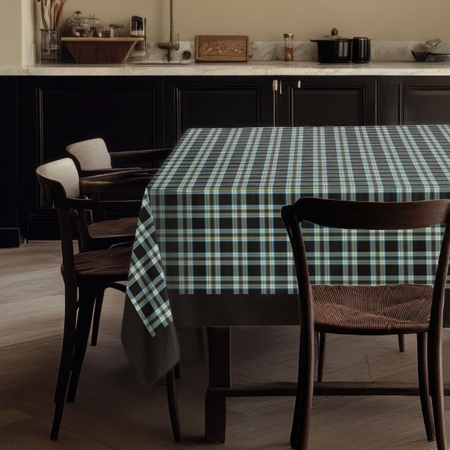 Nappe confortable - Cadeau pour son espace rustiqu (Cozy Plaid Tablecloth – Gift for His Rustic Space)