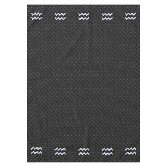 Nappe Connexion moderne Silver Aquarius Zodiac Snake (Devant)