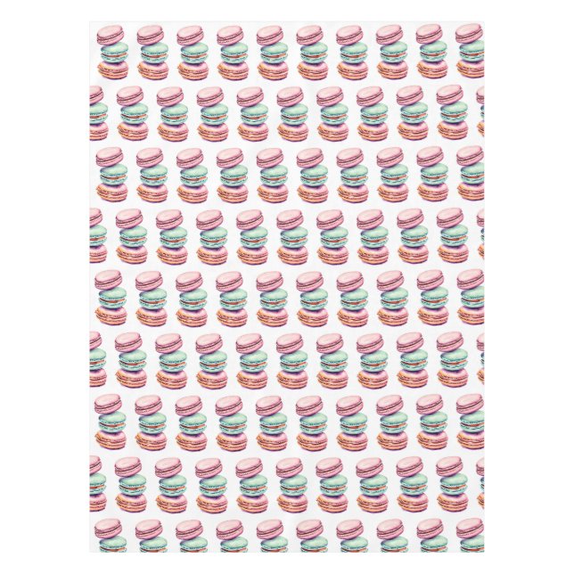 Nappe Cookies Pastel Pink et Mint Green Macaron Thème (Devant)