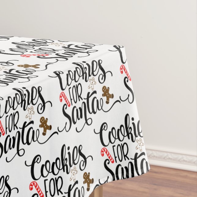 Nappe Cookies pour Père Noël Fun Christmas (In Situ)