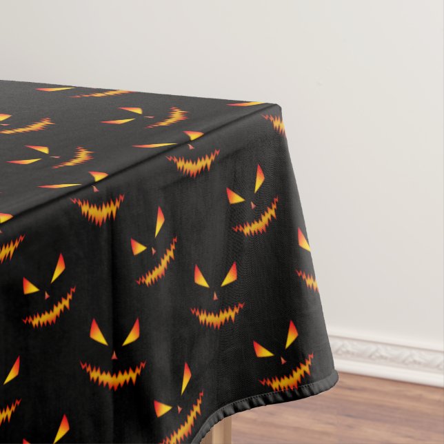 Nappe Cool effrayant Jack O'Lantern visage motif d'Hallo (In Situ)