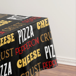 Nappe Cool plaisir pizza pepperoni fromage croûte texte