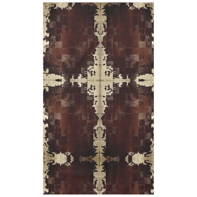 Nappe Copie de patchwork de peau de vache (Devant)
