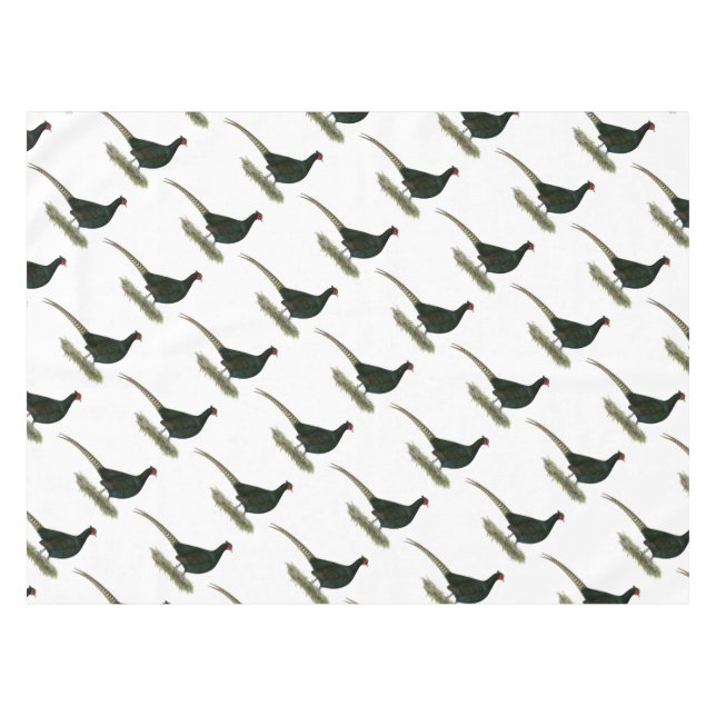 Nappe Coq noir de faisan (Devant (Horizontal))