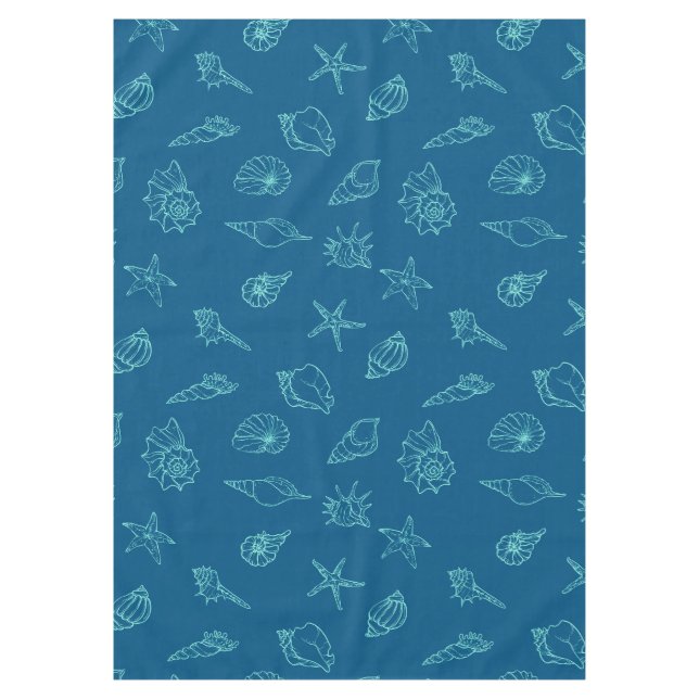 Nappe coquillages et étoiles de mer (Devant)